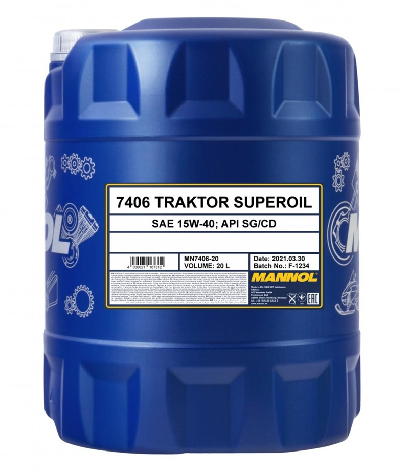 MANNOL ULJE SAE 15W-40 - 10L MANNOL ULJE SAE 15W-40 - 10L - Slika 1